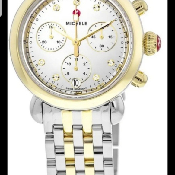 MICHELE CSX 36 Signature Mirror Dial two tone - Picture 7 of 9